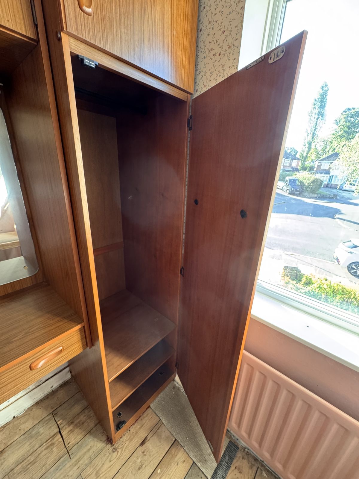 Schreiber Wardrobe Set With Built In Dresser photo for sale