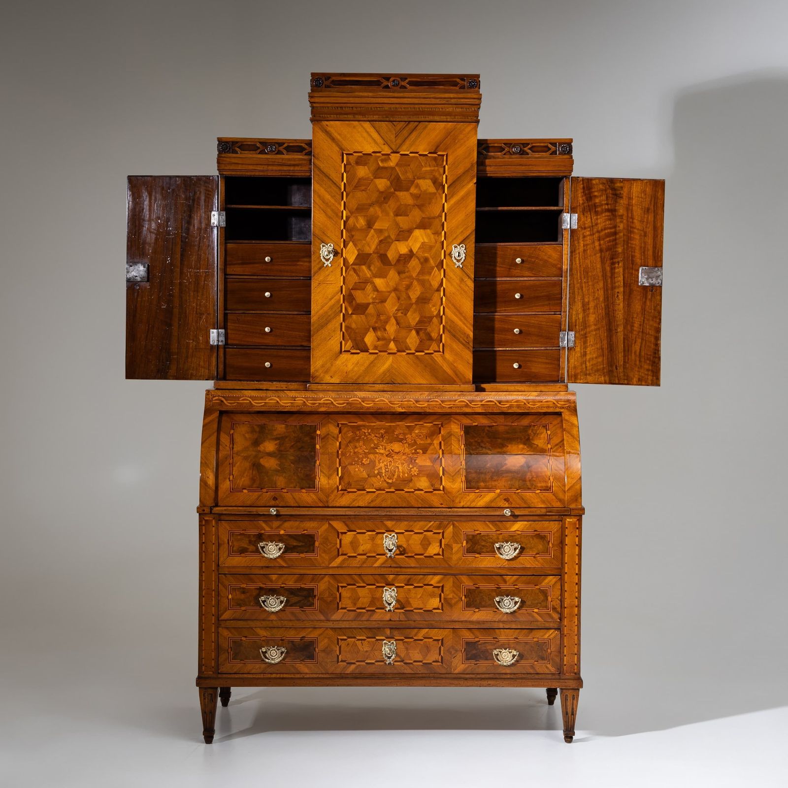 Louis XVI Rolltop Bureau, Late 18th Century photo Furniture