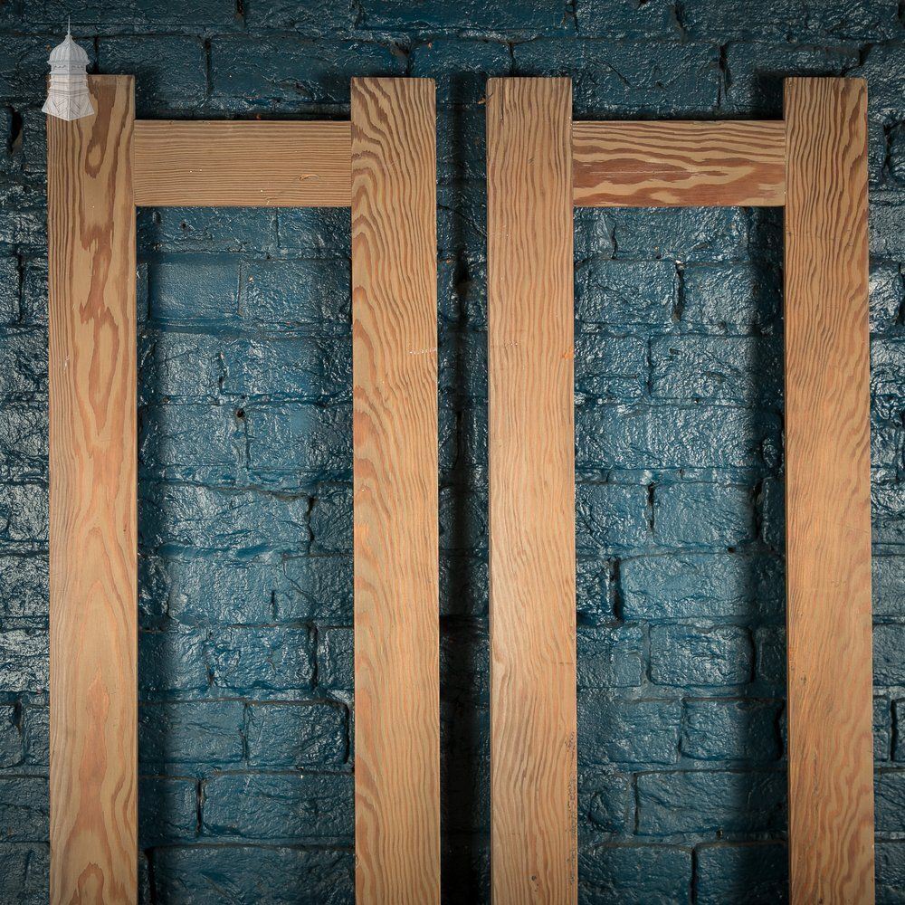 Pair Of Douglas Fir Door Blanks – Wedged Through Tenon Construction photo for sale