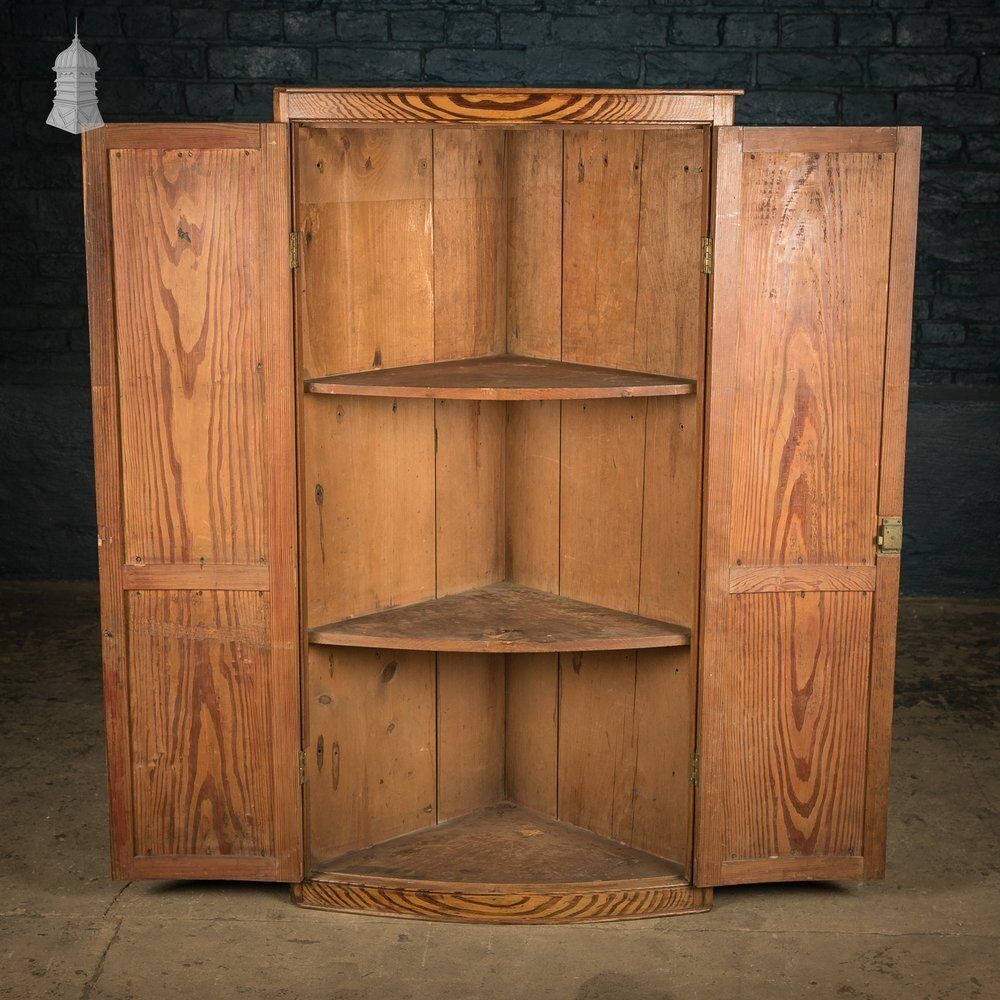 Corner Cupboard, Pitch Pine, Traditional photo for sale