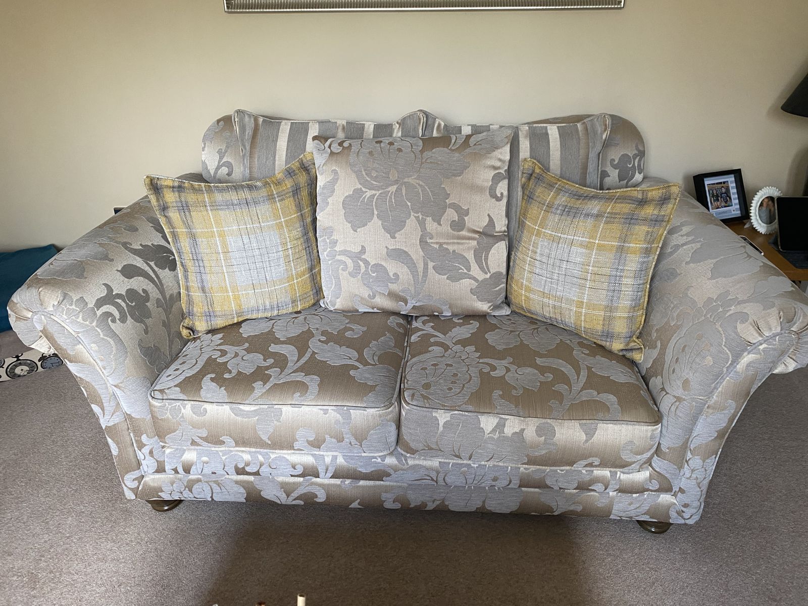 2x Seater ‘Love Seat” & 3x Seater Sofa photo for sale