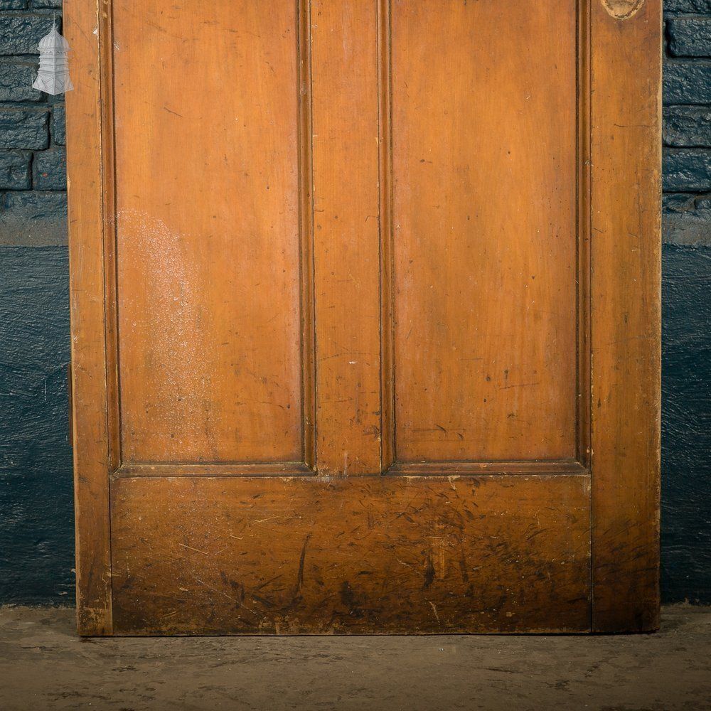 240.0 Moulded 5 Panel Wooden Door With A Varnished Finish photo