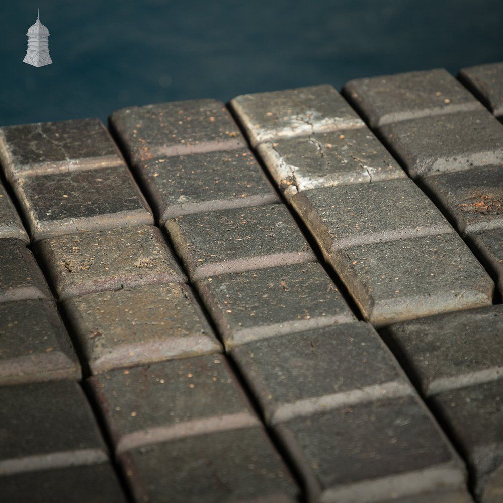 Reclaimed Stable Bricks, Staffordshire Blue 2 Block, 270 Pavers photo vintage