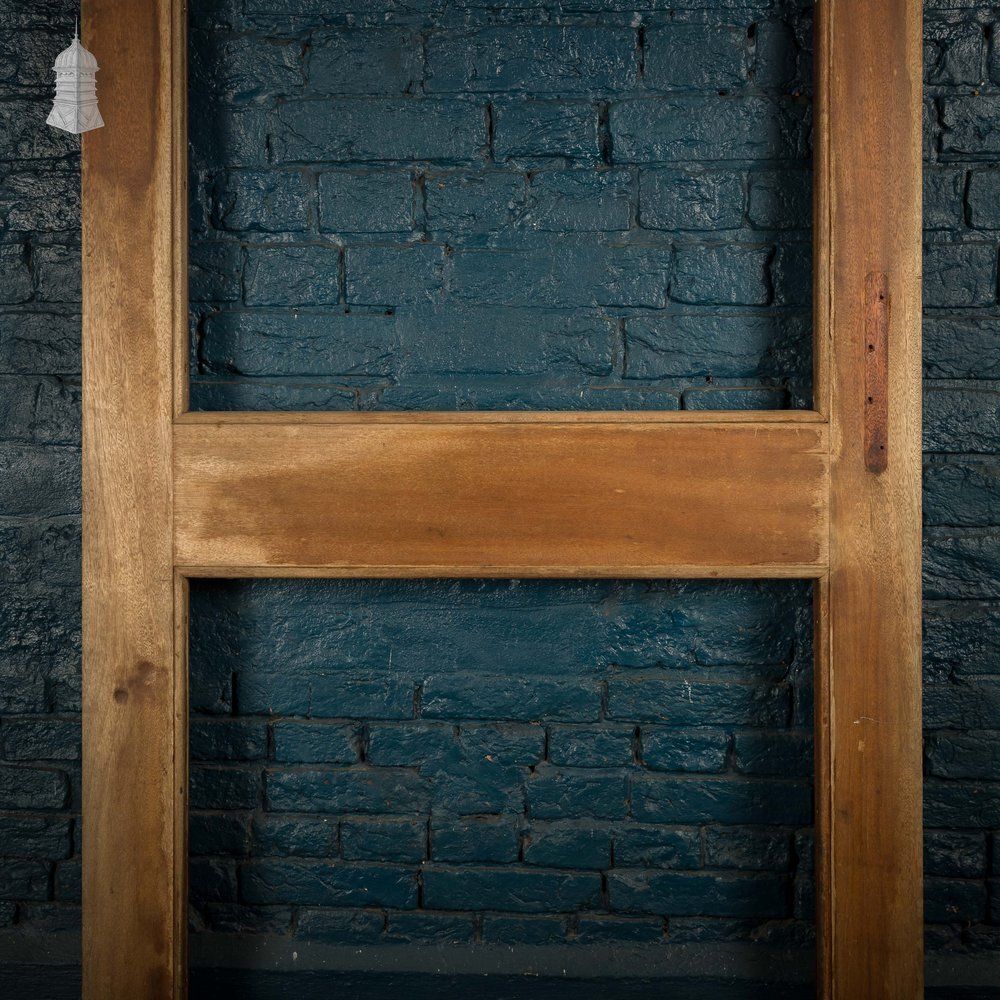 Mahogany Glazed Door – 2 Panel Openings photo for sale