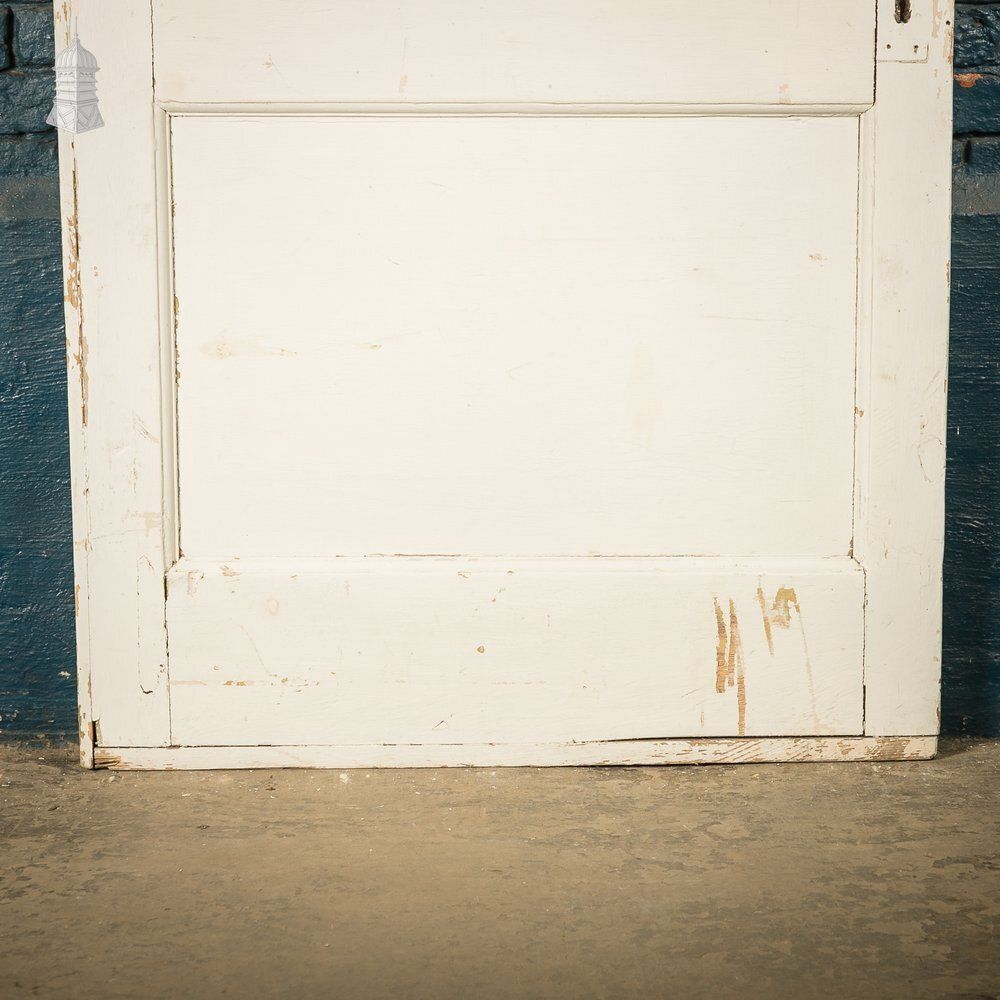 Moulded 4 Panel Door, Distressed White Painted Finish photo Home Fixtures
