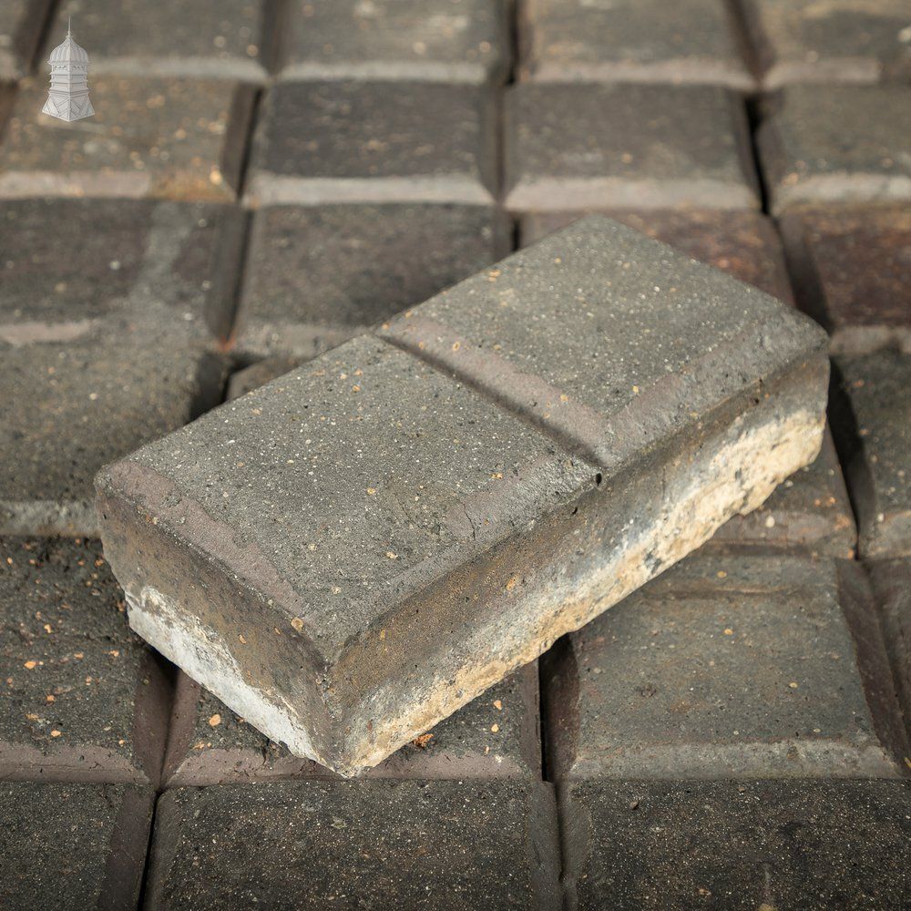 Reclaimed Stable Bricks, 810 Pavers, Staffordshire Blue Doubles photo vintage