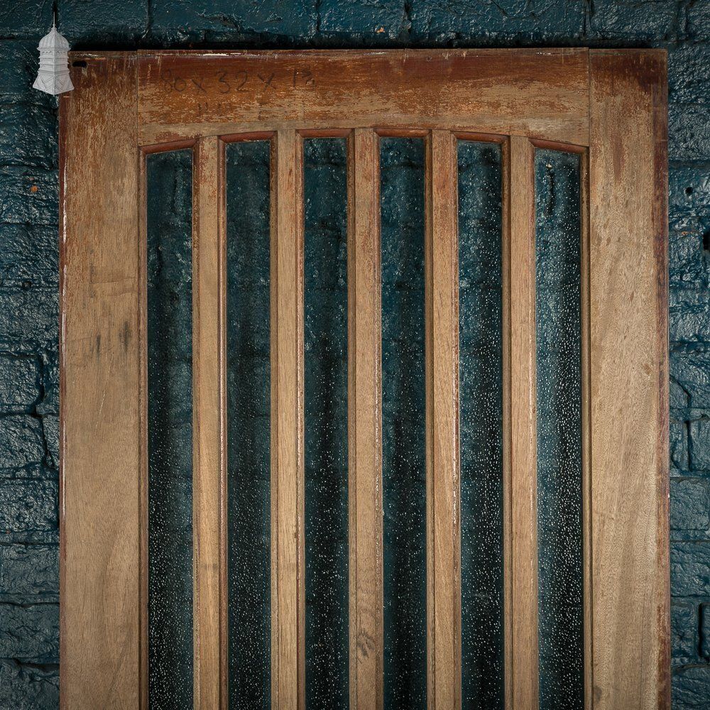 Glazed Hardwood Door – Arched 12 Panel Design, Textured Glass photo furniture