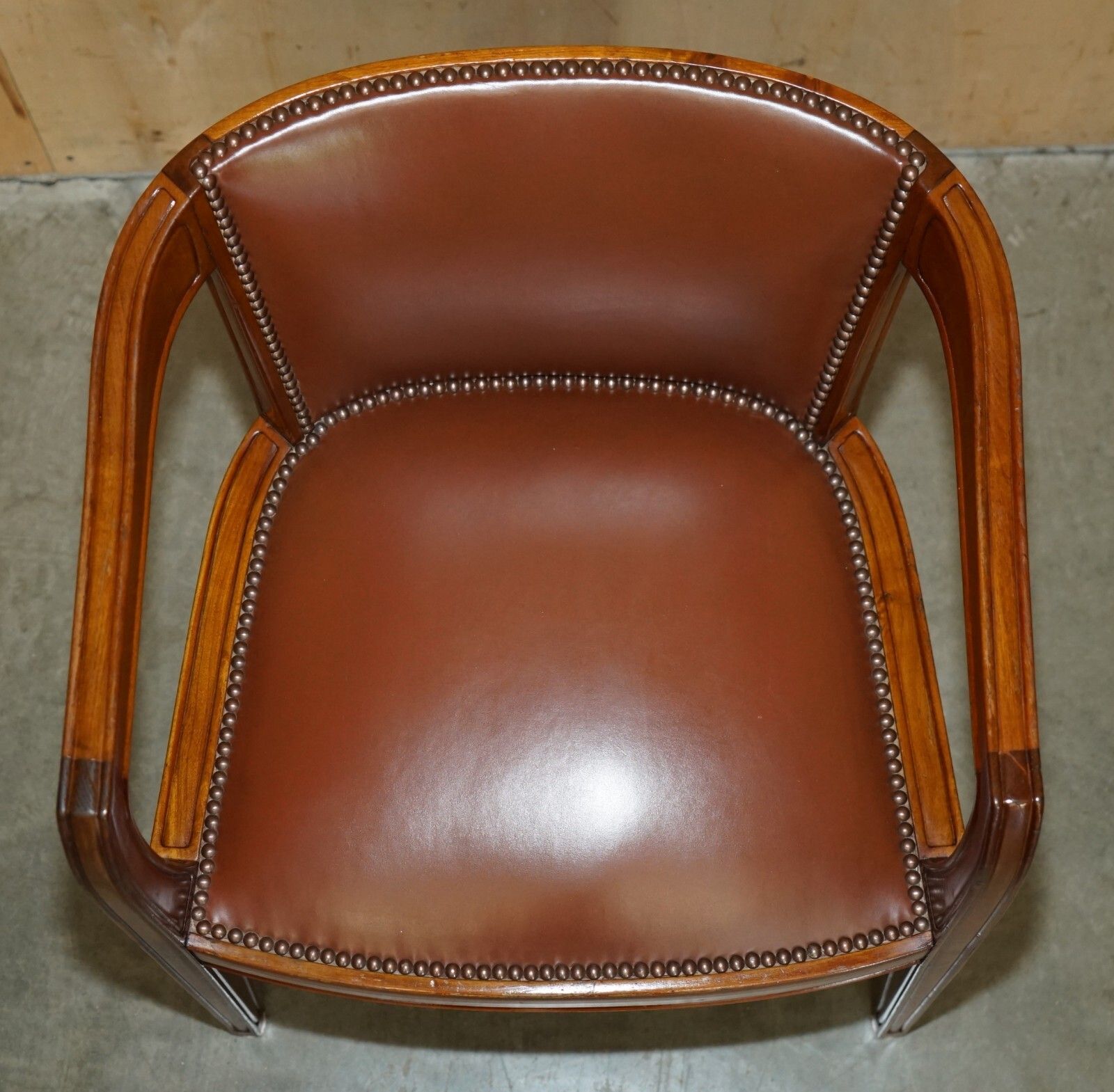 Pair Of Stunning French Art Deco Walnut Armchairs Part Of A Large Library Suite photo 2750.0