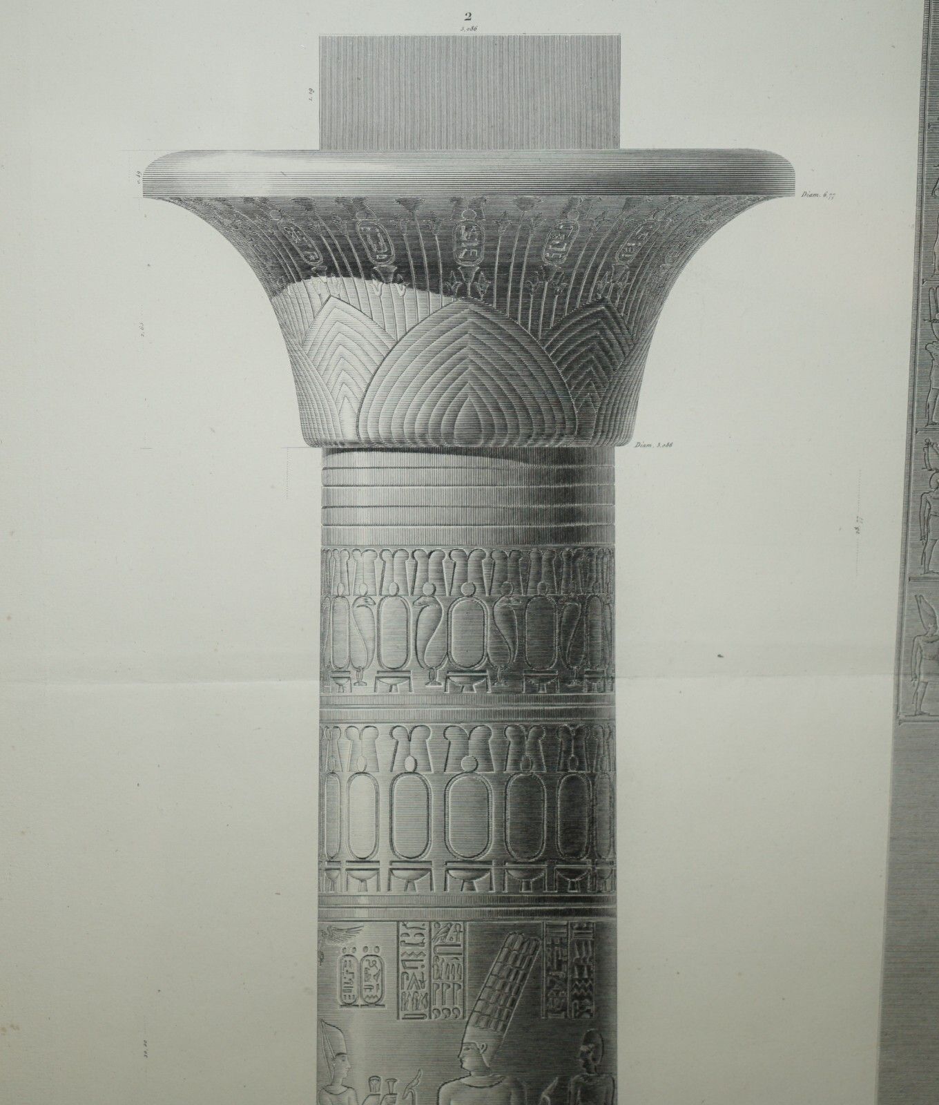 photo for sale Antique Original Gran Tour Paris 1829 Vol 3 Pl.30 Print Of Thebes Karnak Egypt