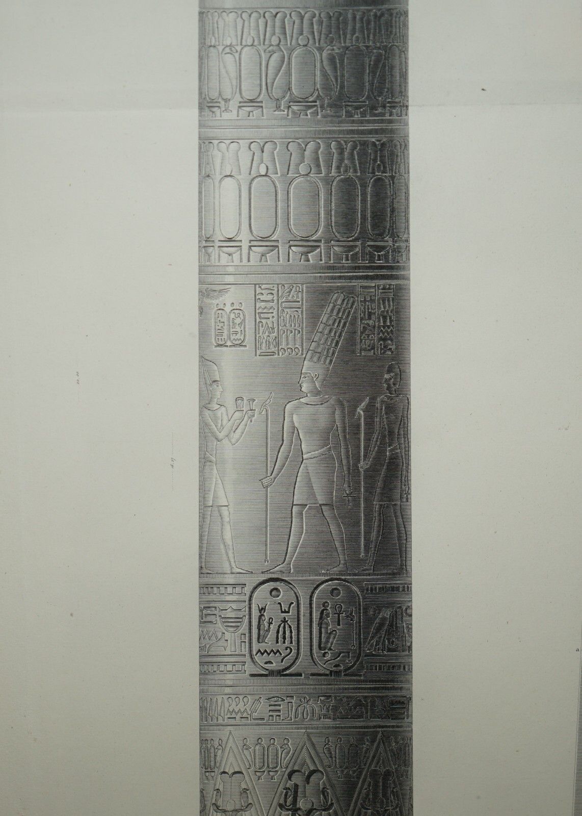 Art Antique Original Gran Tour Paris 1829 Vol 3 Pl.30 Print Of Thebes Karnak Egypt photo
