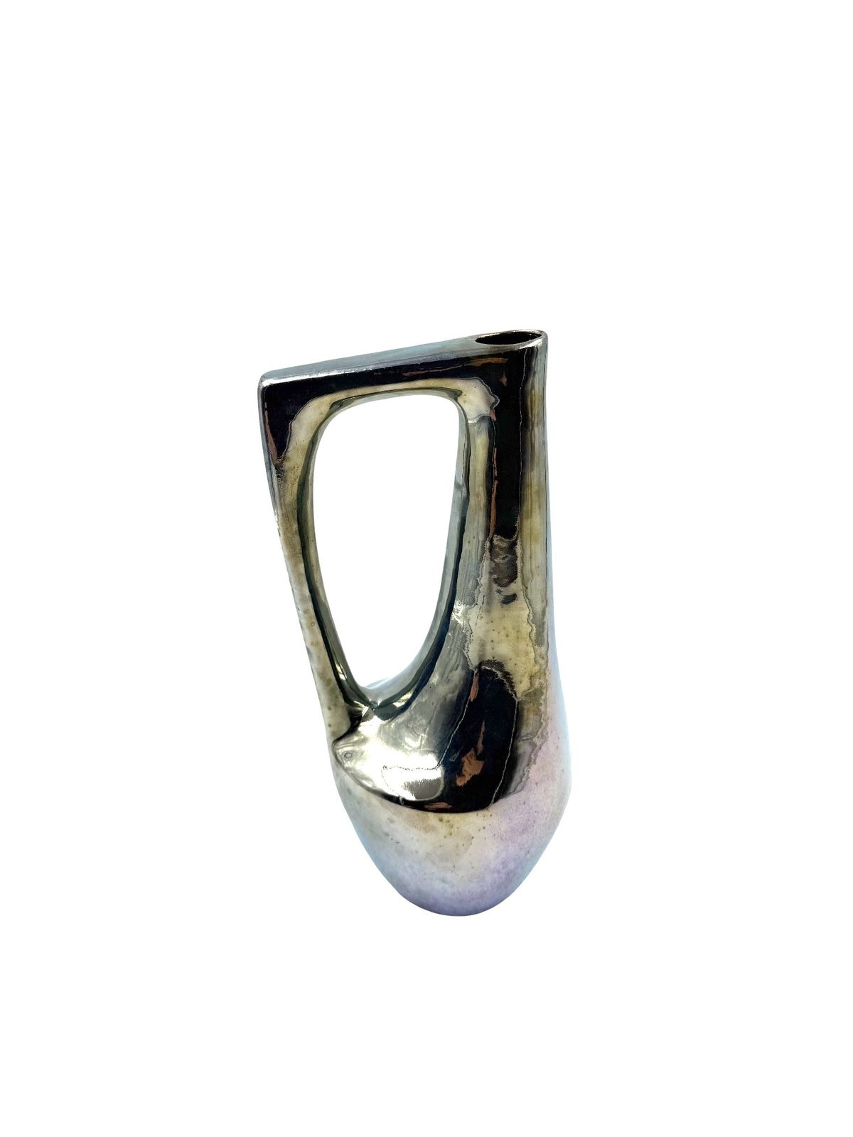 photo buy A. Cytère, Modern Iridescent Gres Vase, Rambervillers France 1950s