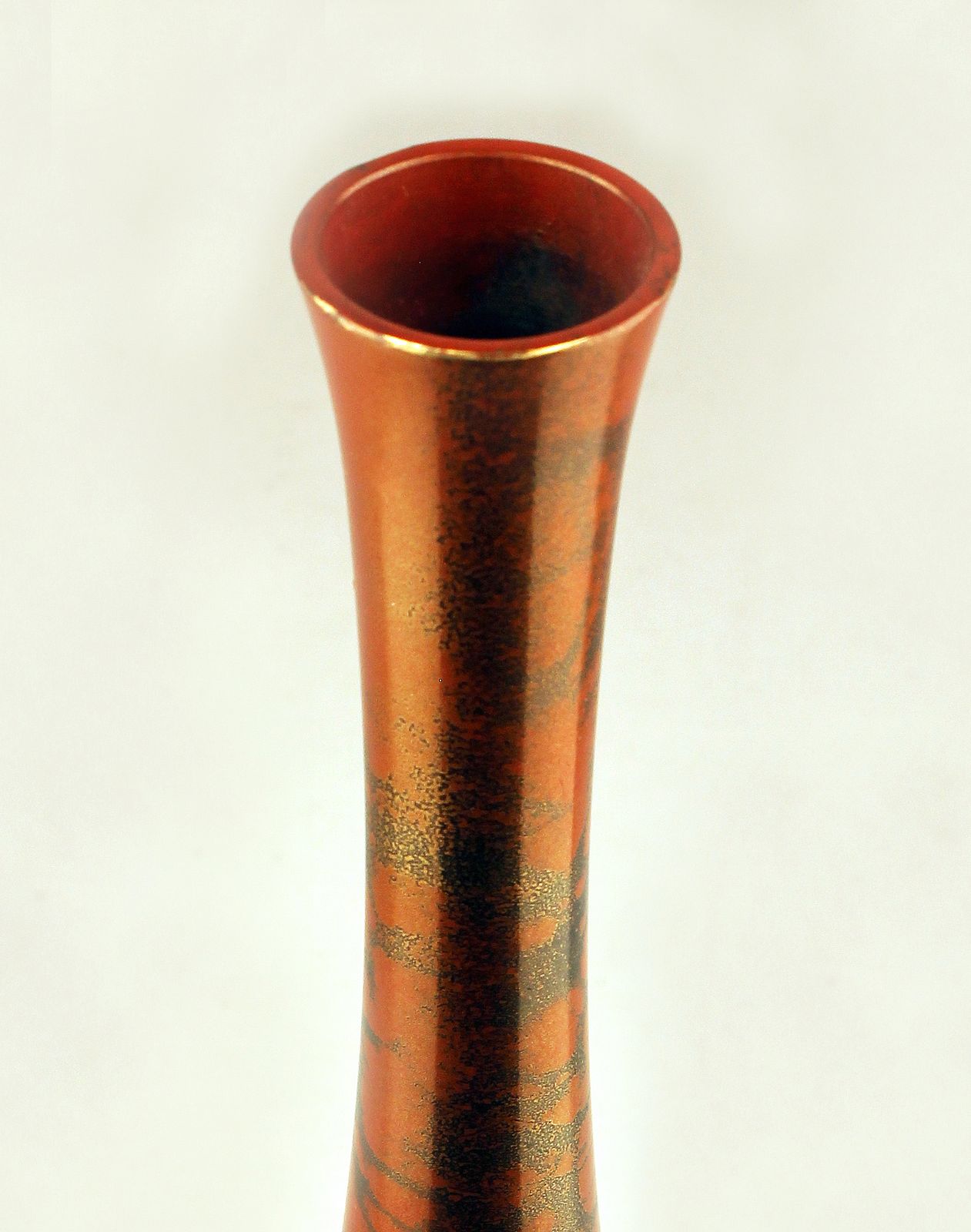 20th Century/Shōwa Period Murashido Patinated And Polished Bronze Japanese Vase photo buy