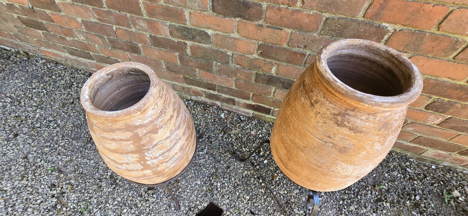 Lovely Near Pair Oil Jars, 1920s photo furniture