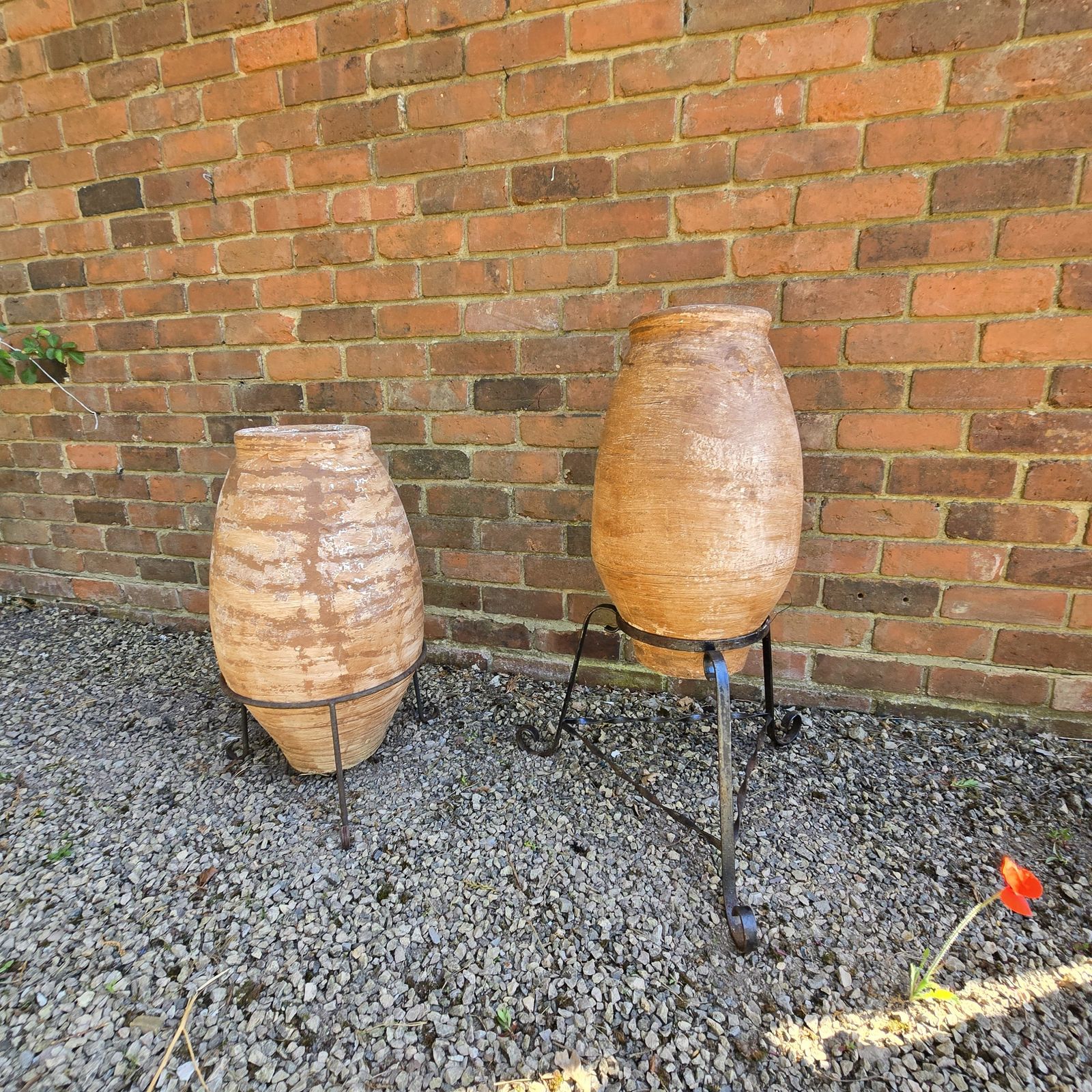 Lovely Near Pair Oil Jars, 1920s photo buy