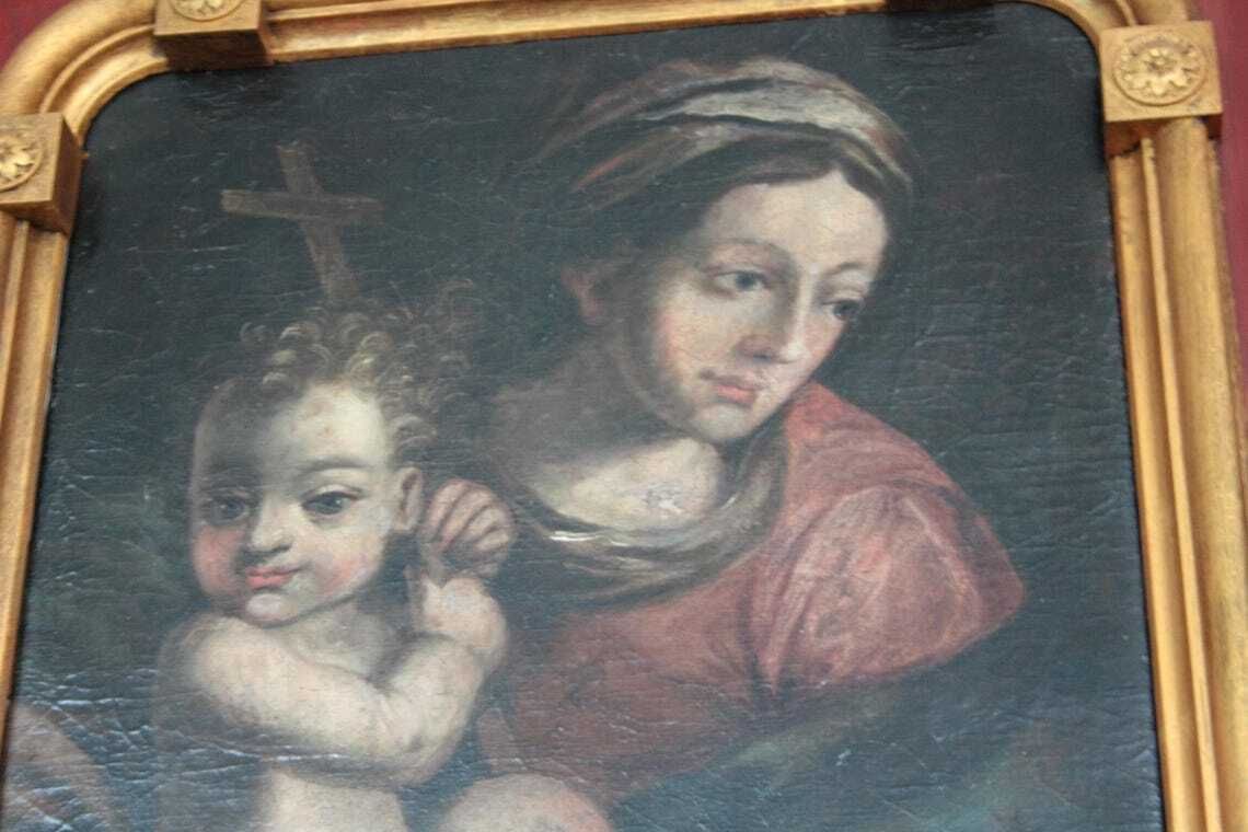 Madonna With Child Last Decade Of The 16th Century Northern Italy photo vintage