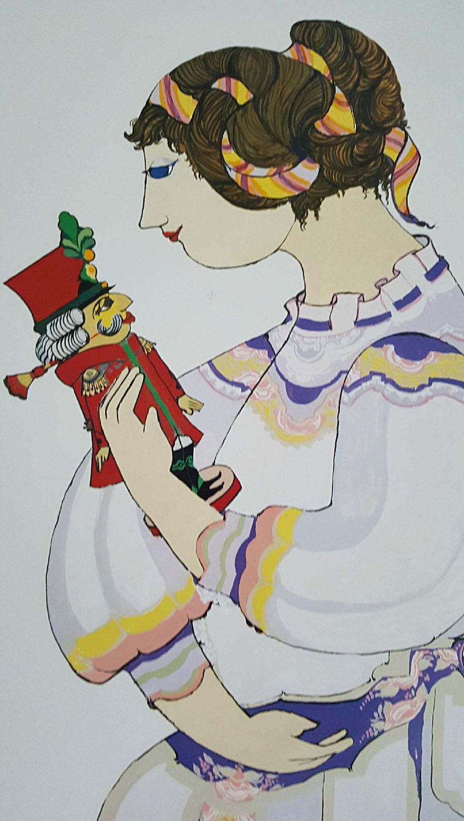 1984 Wiinblad Costume Design For The Nutcracker   Original Vintage Poster photo Art