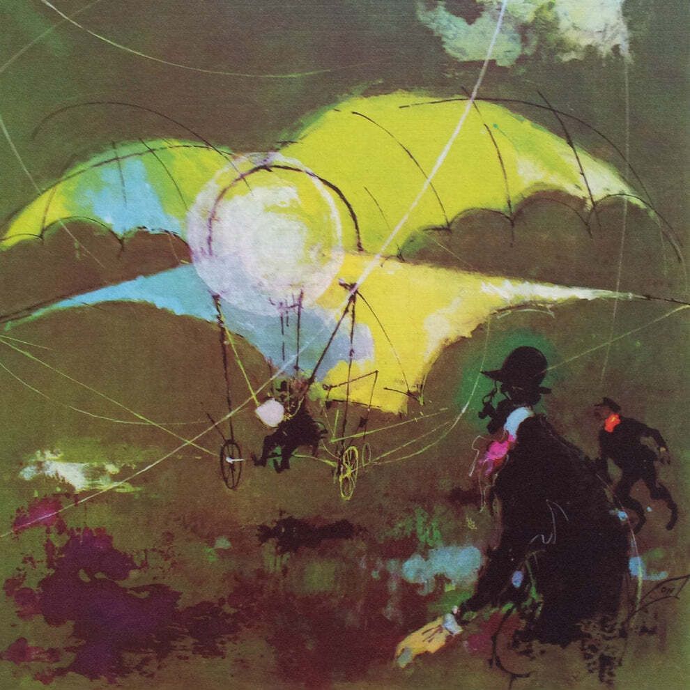 1960 Sas Airlines Poster (Jacob Christian Ellehammer)   Original Vintage Poster photo for sale