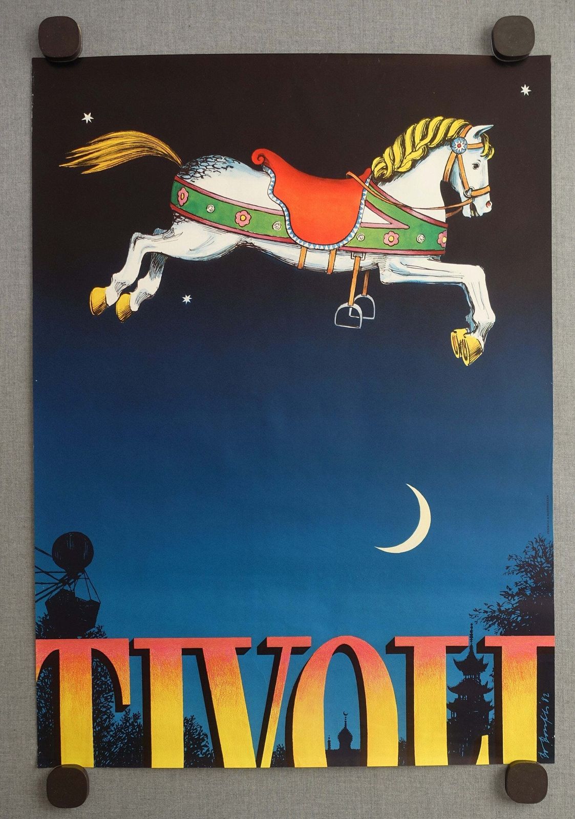 Tivoli Gardens, 1982 – Bo Bonfils – Vintage Poster photo furniture