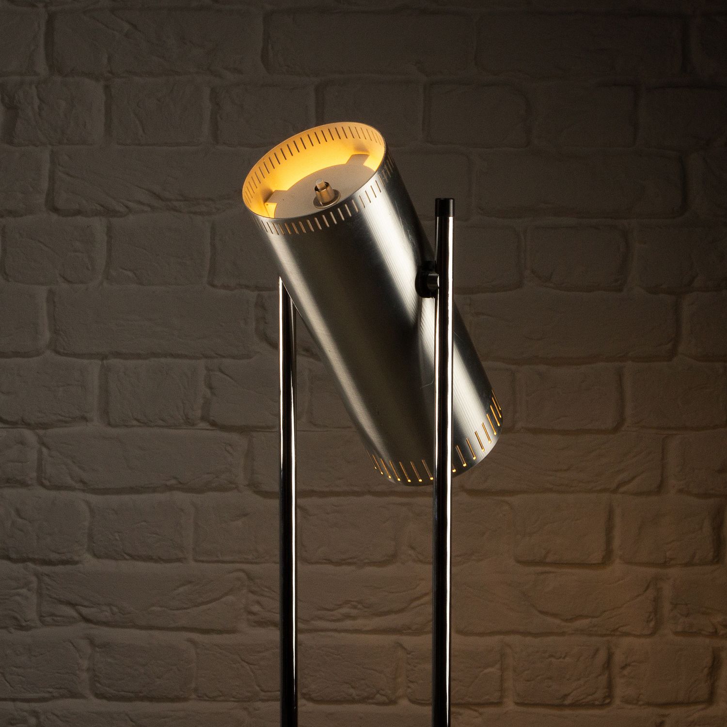 photo for sale Trombone Floor Lamp By Jo Hammerborg For Fog & Mørup, Denmark, 1960s