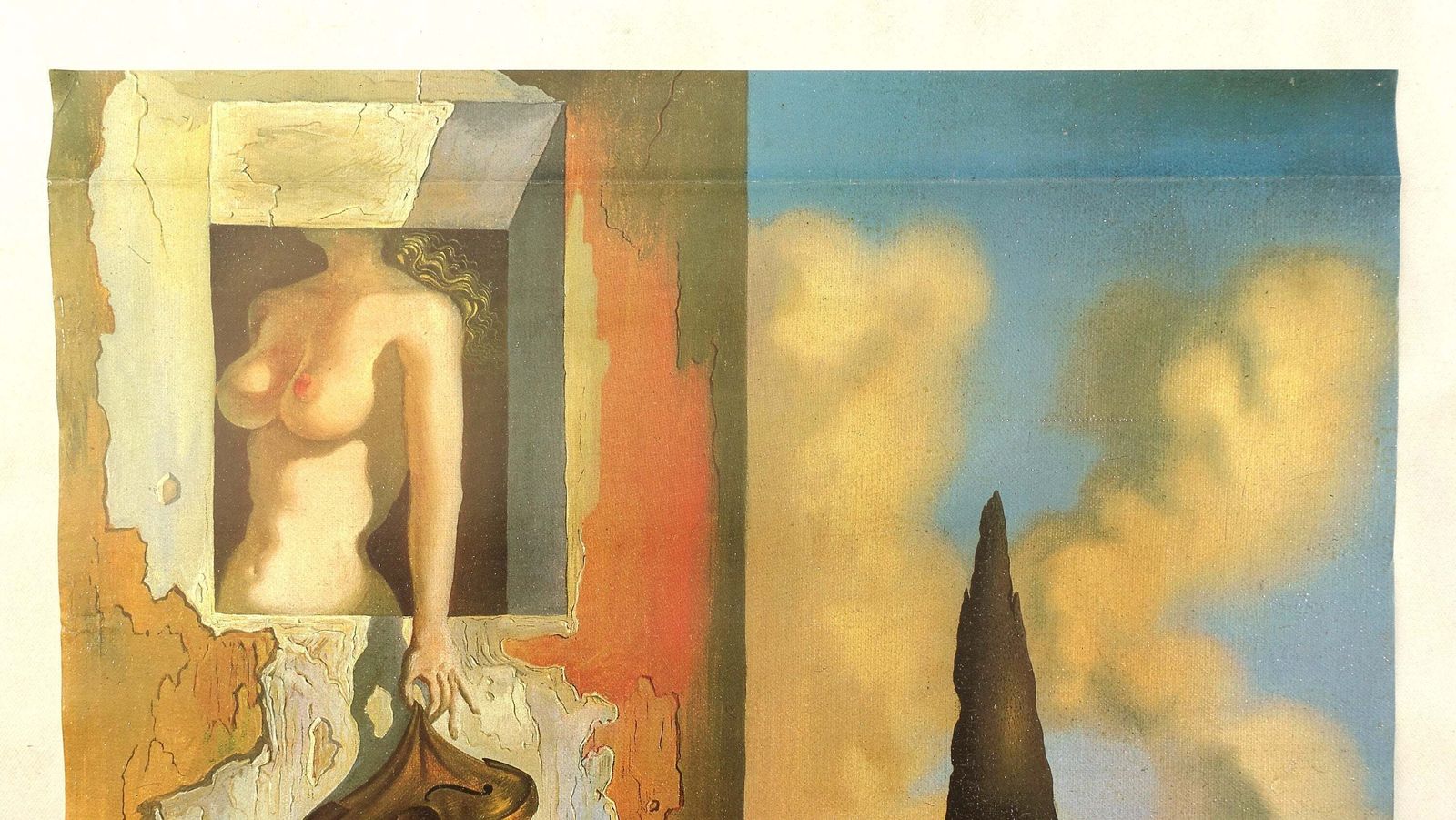 1989 Dali At Louisiana Museum Of Modern Art   Original Vintage Poster photo for sale