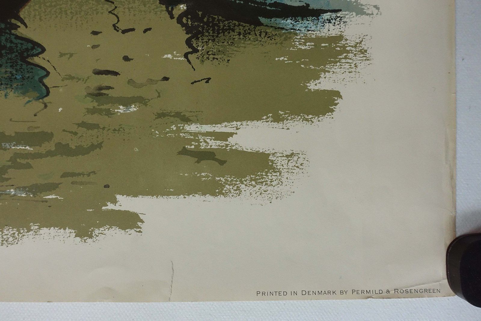 1957 Copenhagen Travel Poster By Des Asmussen   Original Vintage Poster photo Art