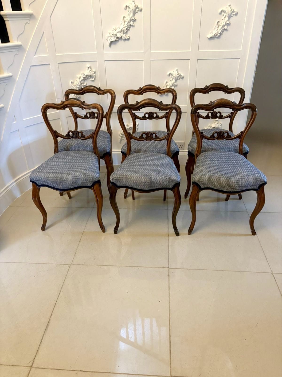 Outstanding Quality Set Of Six Antique 19th Century Rosewood Dining Chairs photo buy