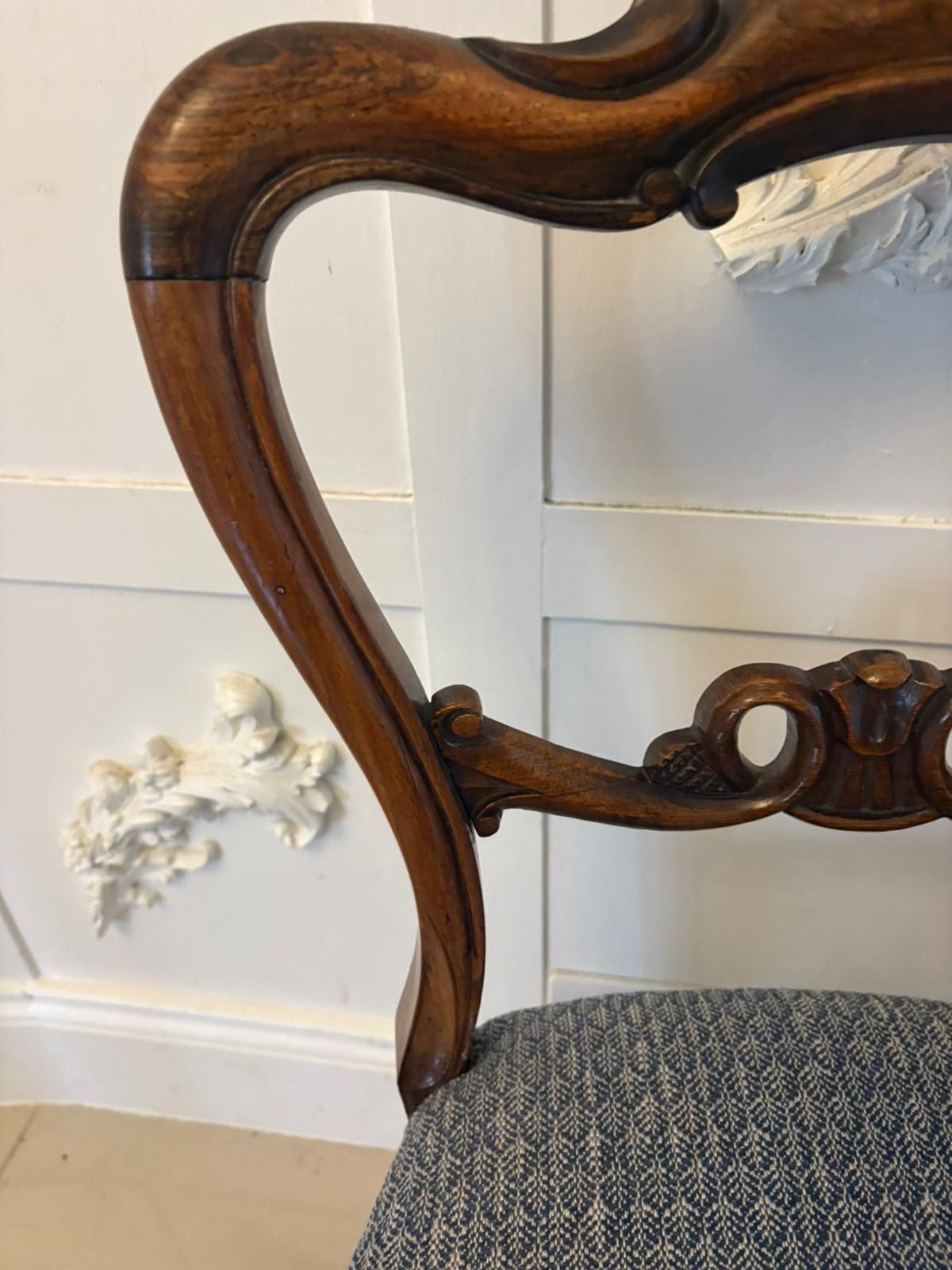 Outstanding Quality Set Of Six Antique 19th Century Rosewood Dining Chairs photo vintage
