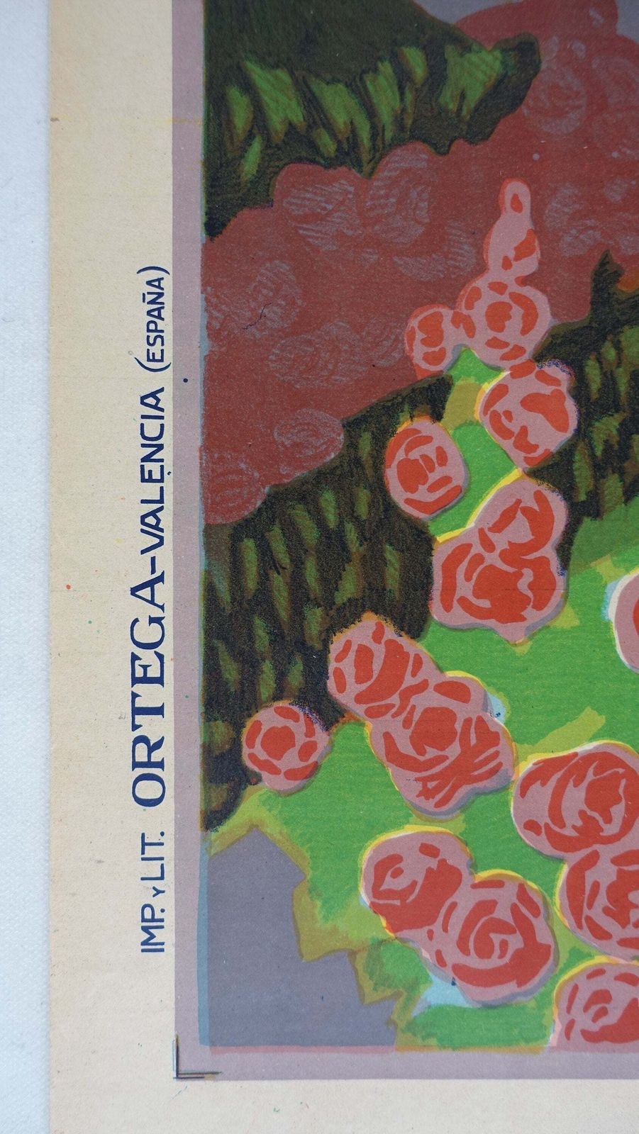 1930s Bomba Bloch Spainsh Luxuary Garden   Original Vintage Poster photo 250.0