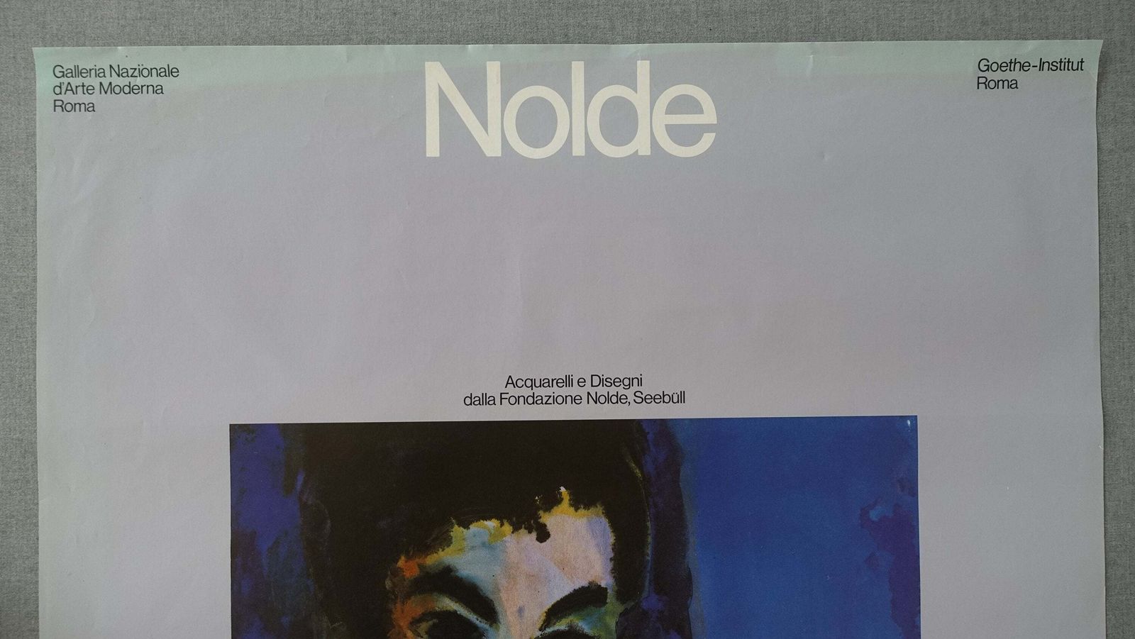 1984 Emil Nolde Galleria Natzionale D'arte Moderna Roma   Original Vintage Poster photo Art