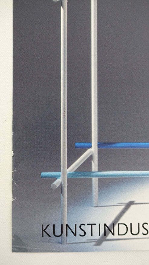 1980s Industrial Design Exhibition On Danish Museum Of Art & Design   Original Vintage Poster photo Art