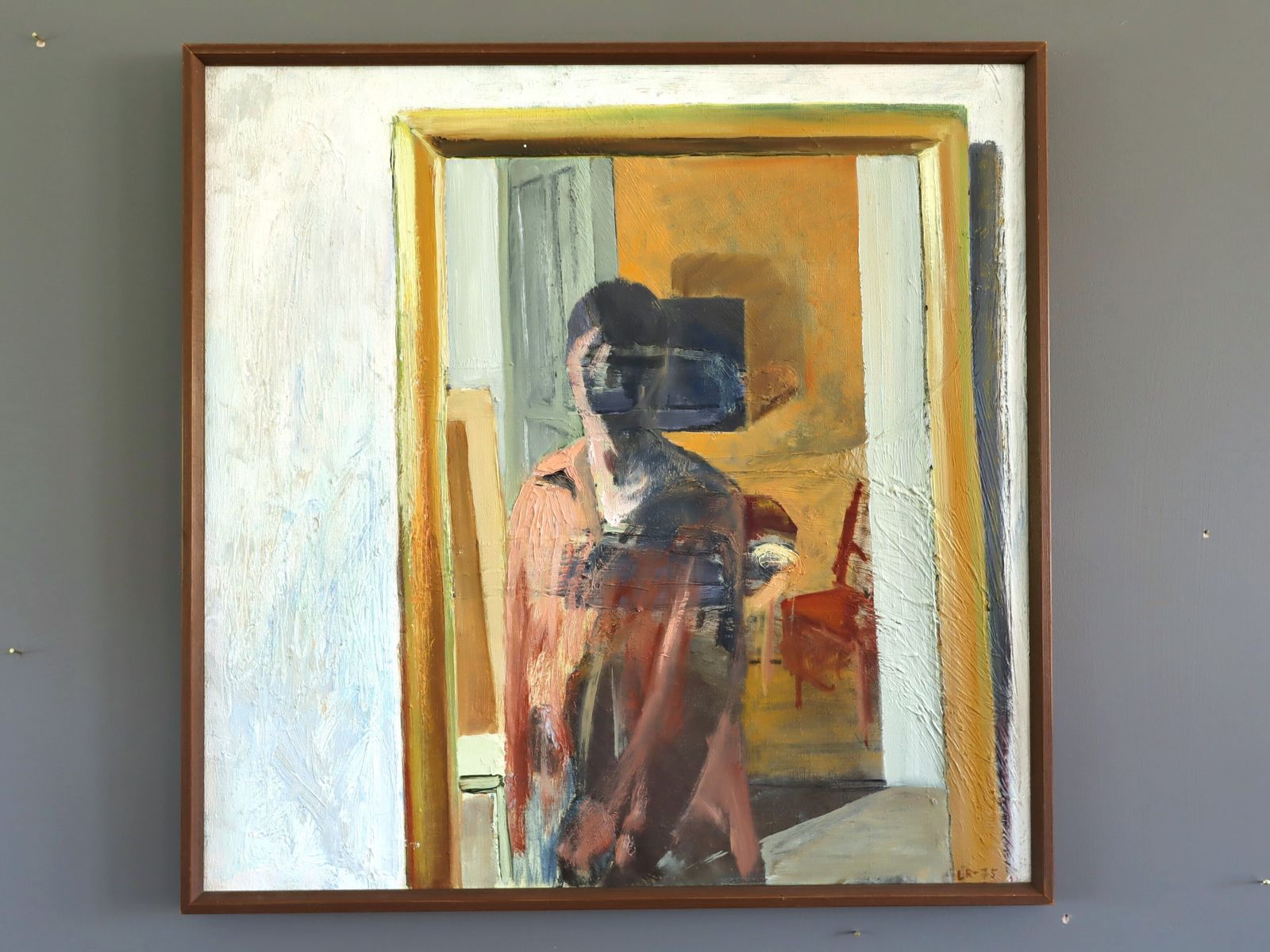 What The Mirror Saw, Oil Painting