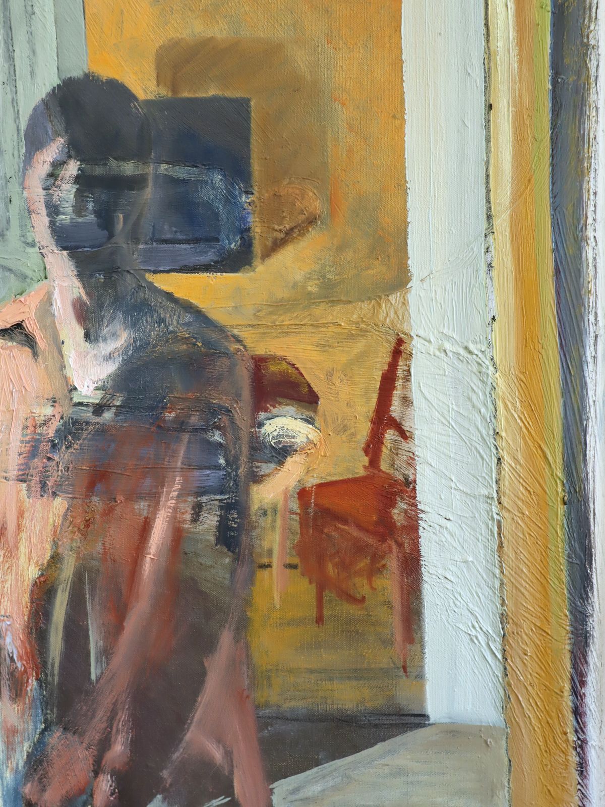 Art What The Mirror Saw, Oil Painting photo