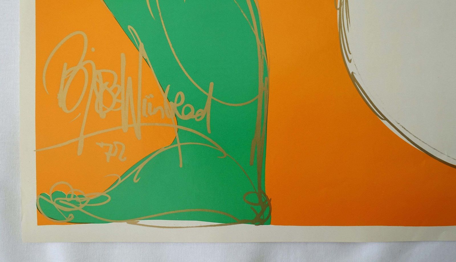 1972 Bjørn Wiinblad's The Elsinore Theatre Society   Original Vintage Poster photo for sale