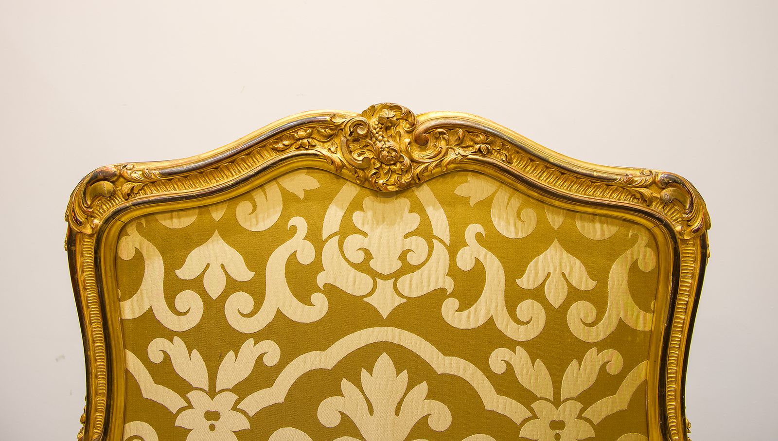 Antique French Carved Giltwood Firescreen photo furniture