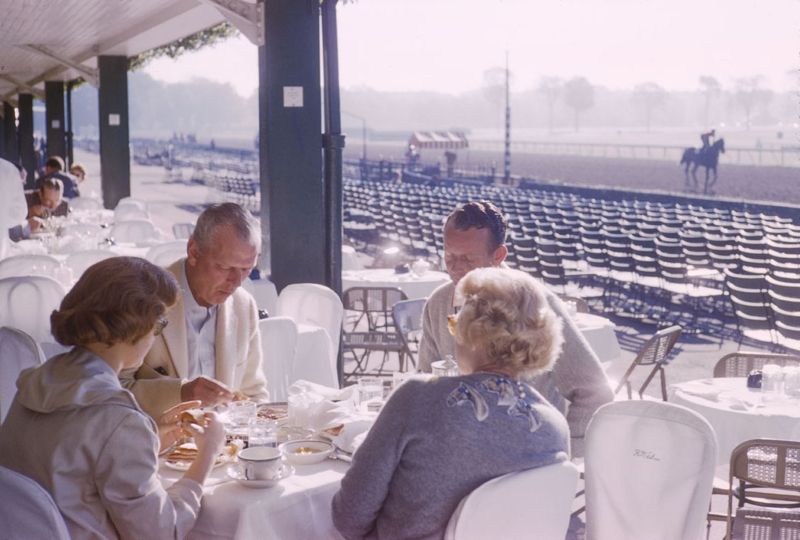 Toni Frissell 'Racegoers At Saratago' Unframed Archival Pigment Print