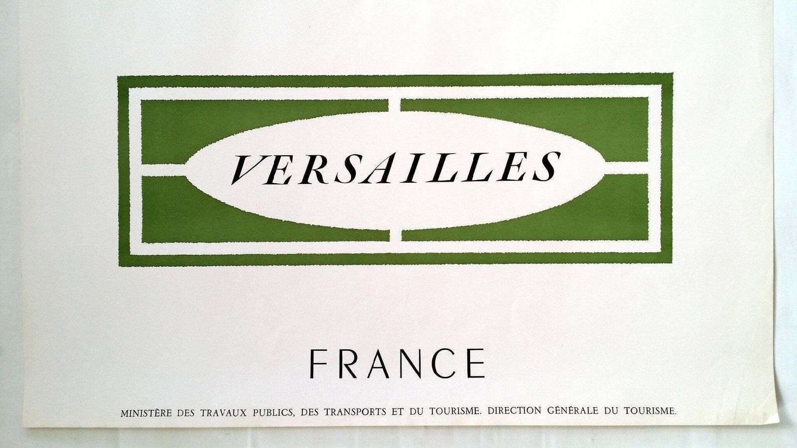 1960s France, Château De Versailles I   Original Vintage Poster photo for sale