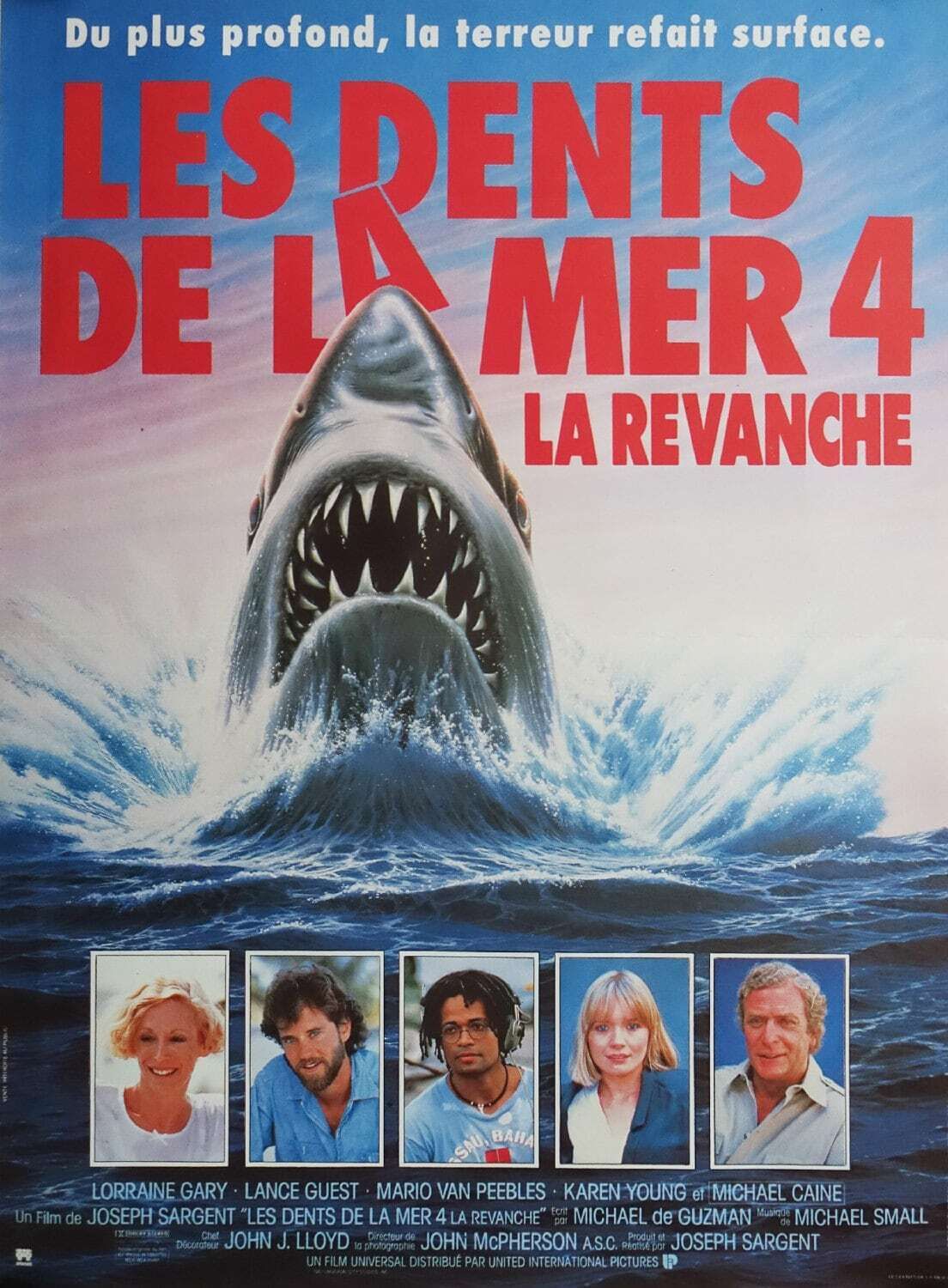 1987 Jaws: The Revenge (French)   Original Vintage Poster