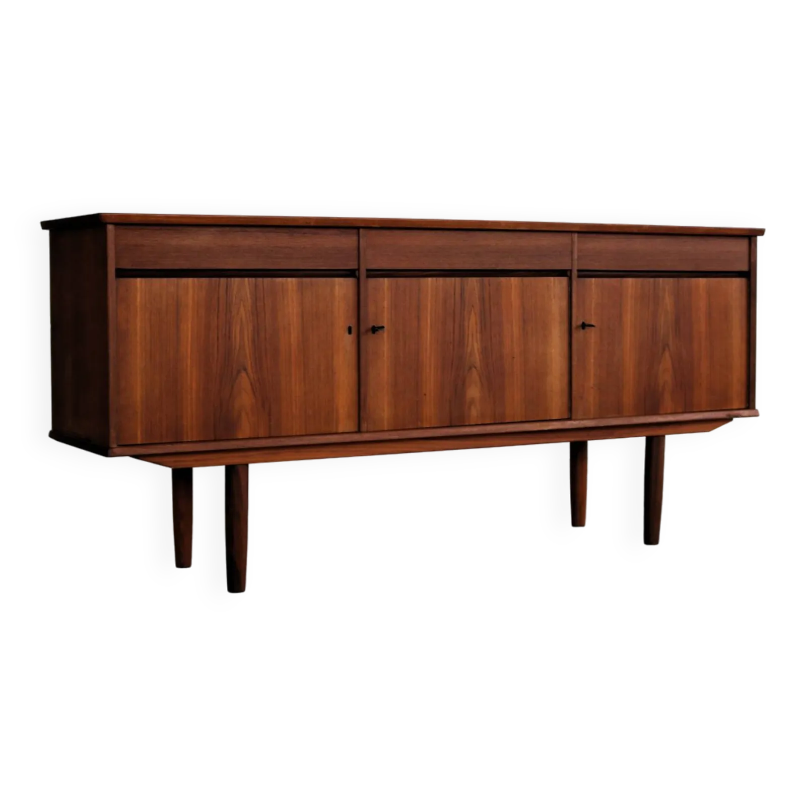 Vintage Teakhouten Dressoir | Ca. Jaren 1960 | Zweeds