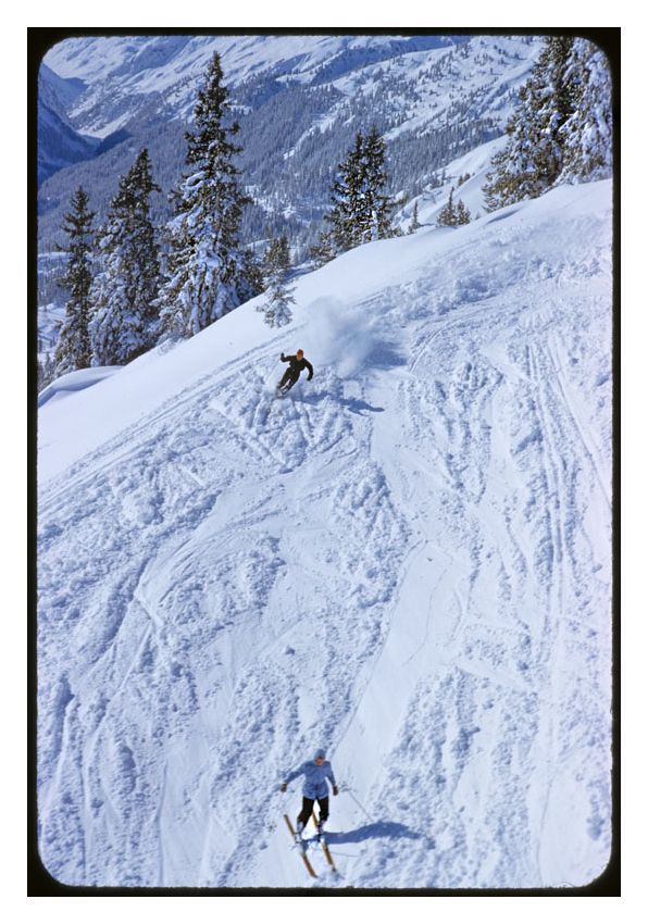 Toni Frissell 'Skiers On The Piste' Unframed Archival Pigment Print photo furniture