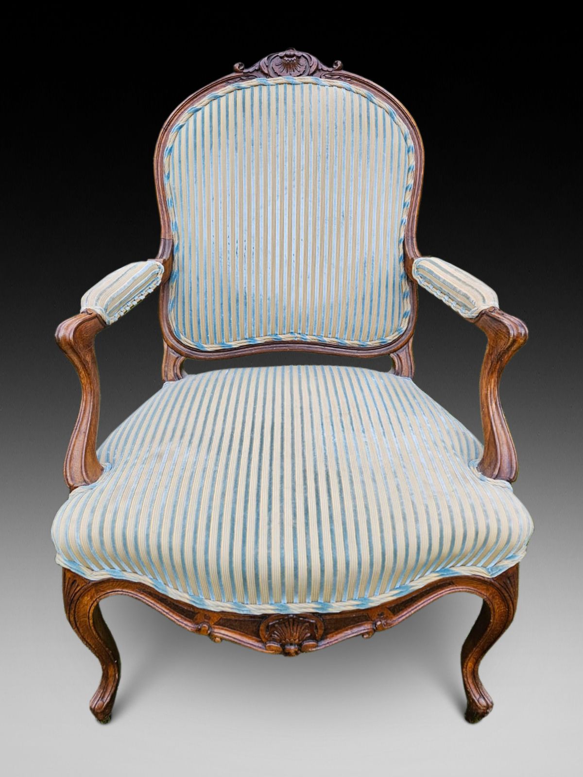 Pair Of 20th Century French Louis XV Style Bergere Armchairs photo furniture