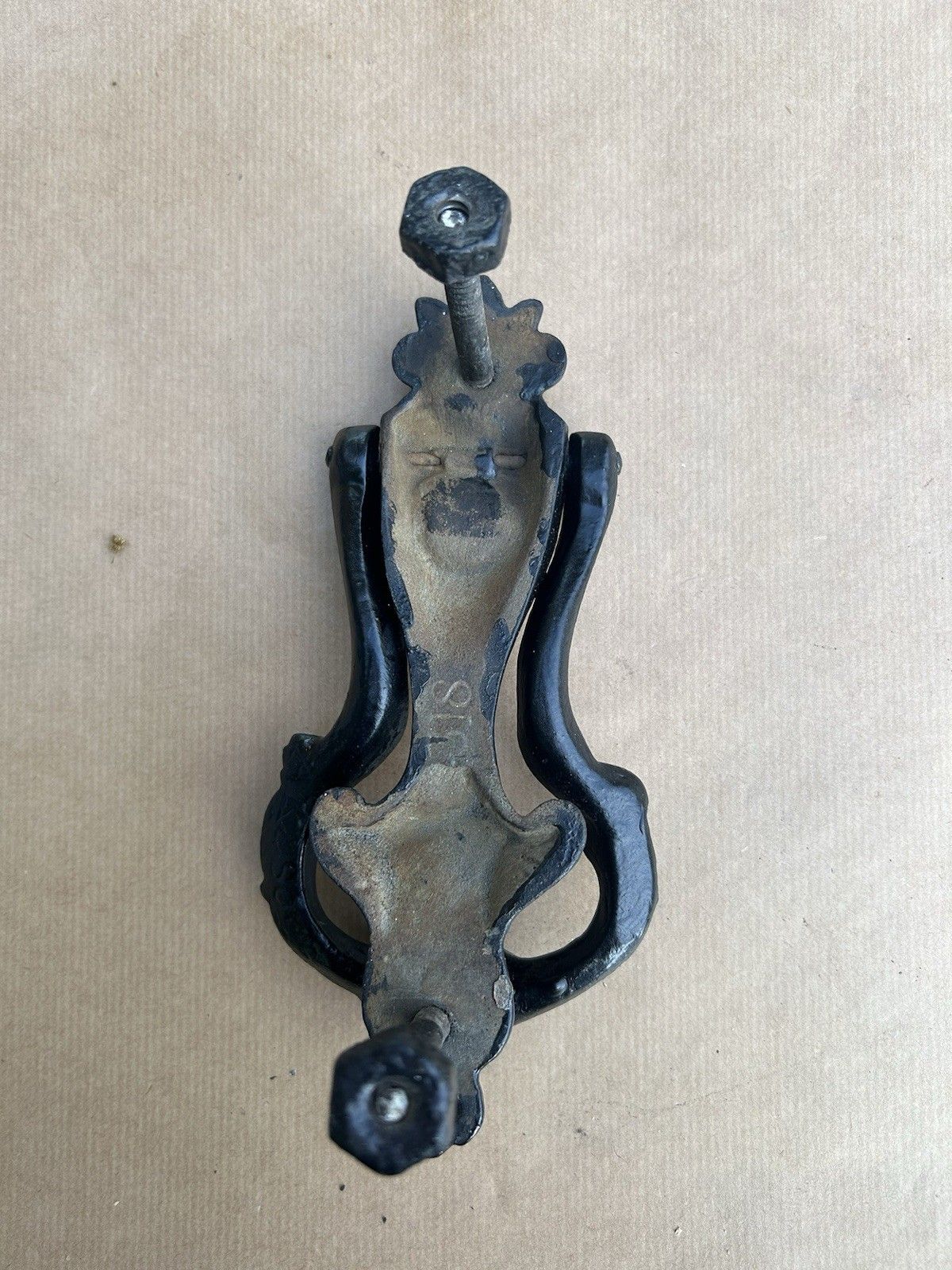 Antique Victorian Door Knocker  Cast Iron Reclaimed Period Antique Refurbished photo buy