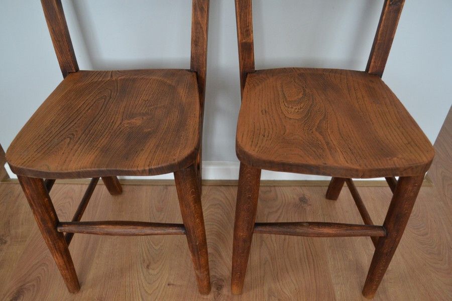 Pair Antique Elm And Beech Child's Chair's photo vinterior