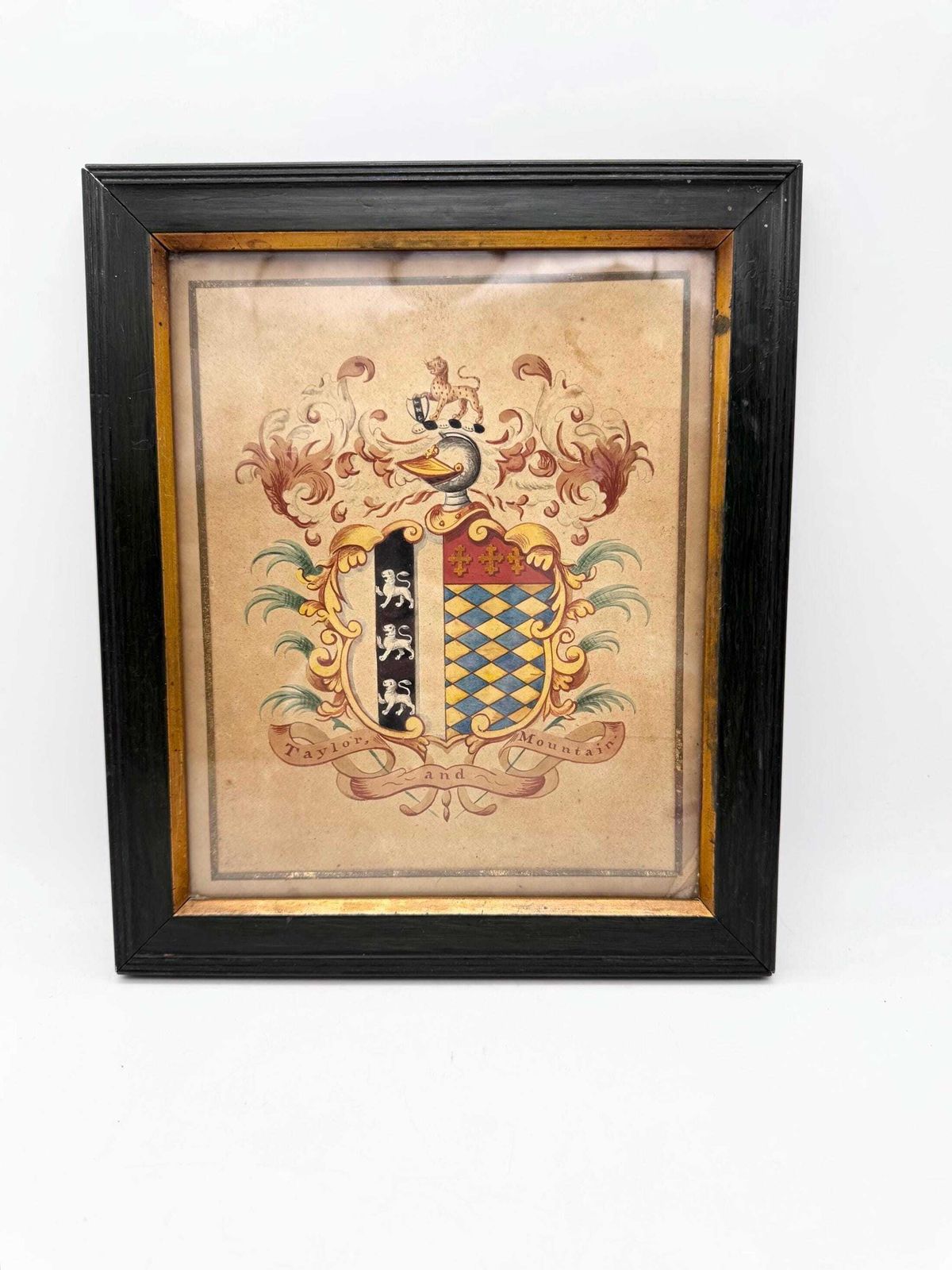 Antique Watercolour Coats Of Arms, Wall Decor