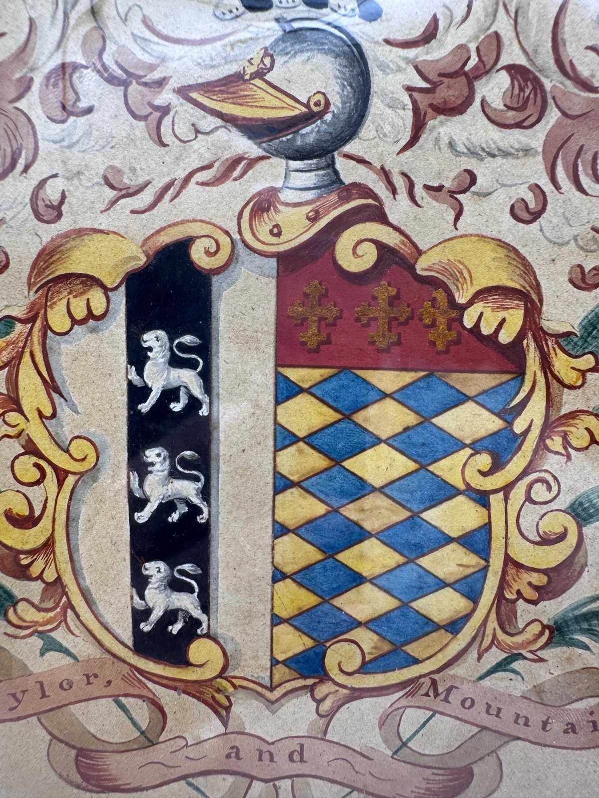 Antique Watercolour Coats Of Arms, Wall Decor photo 130.0