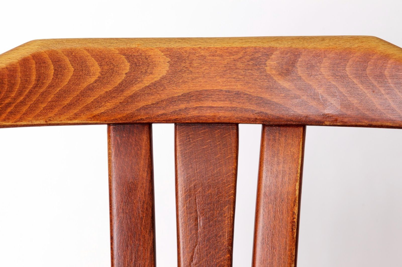 Pair Of Vintage Swedish Chairs By Lbg Group – 1970s Beech Wood & Purple Upholstery photo for sale