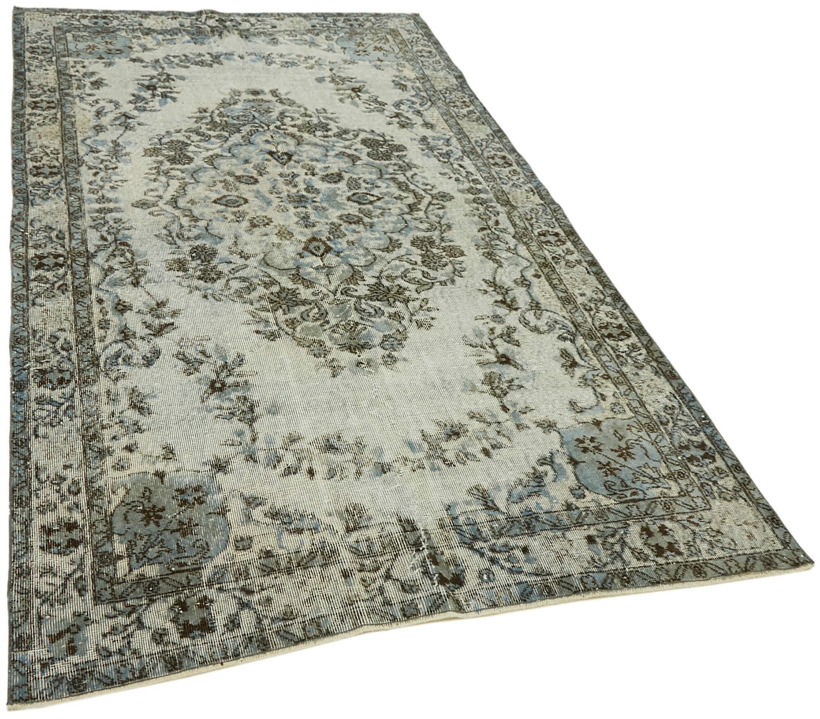 Handmade Blue Over Dyed Rug 160 Cm X 265 Cm photo furniture