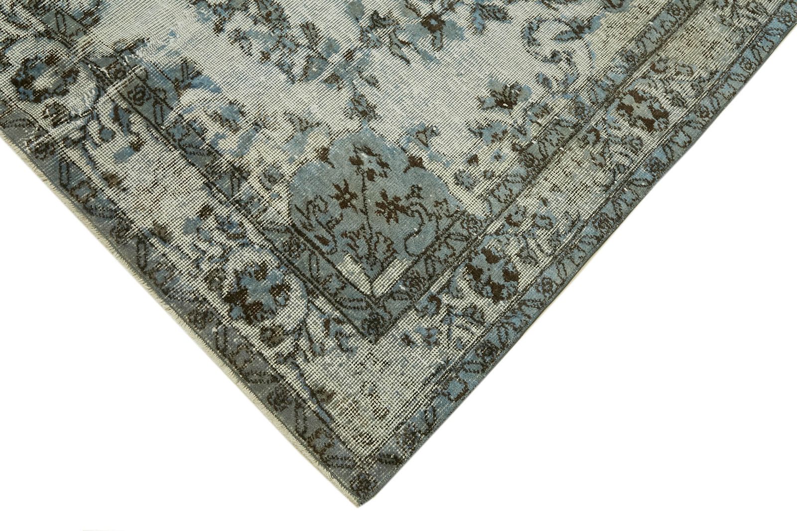 Handmade Blue Over Dyed Rug 160 Cm X 265 Cm photo Textiles