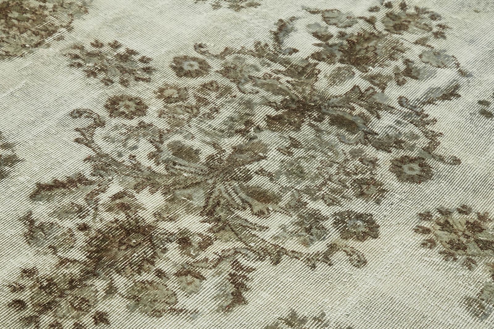 Handmade Vintage Grey Overdyed Rug 206 Cm X 297 Cm photo 980.0