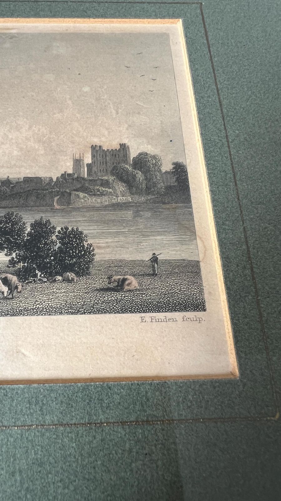Antique 1830 Picture Of Rochester By William Westall, Engraved By Edward Finden photo Art