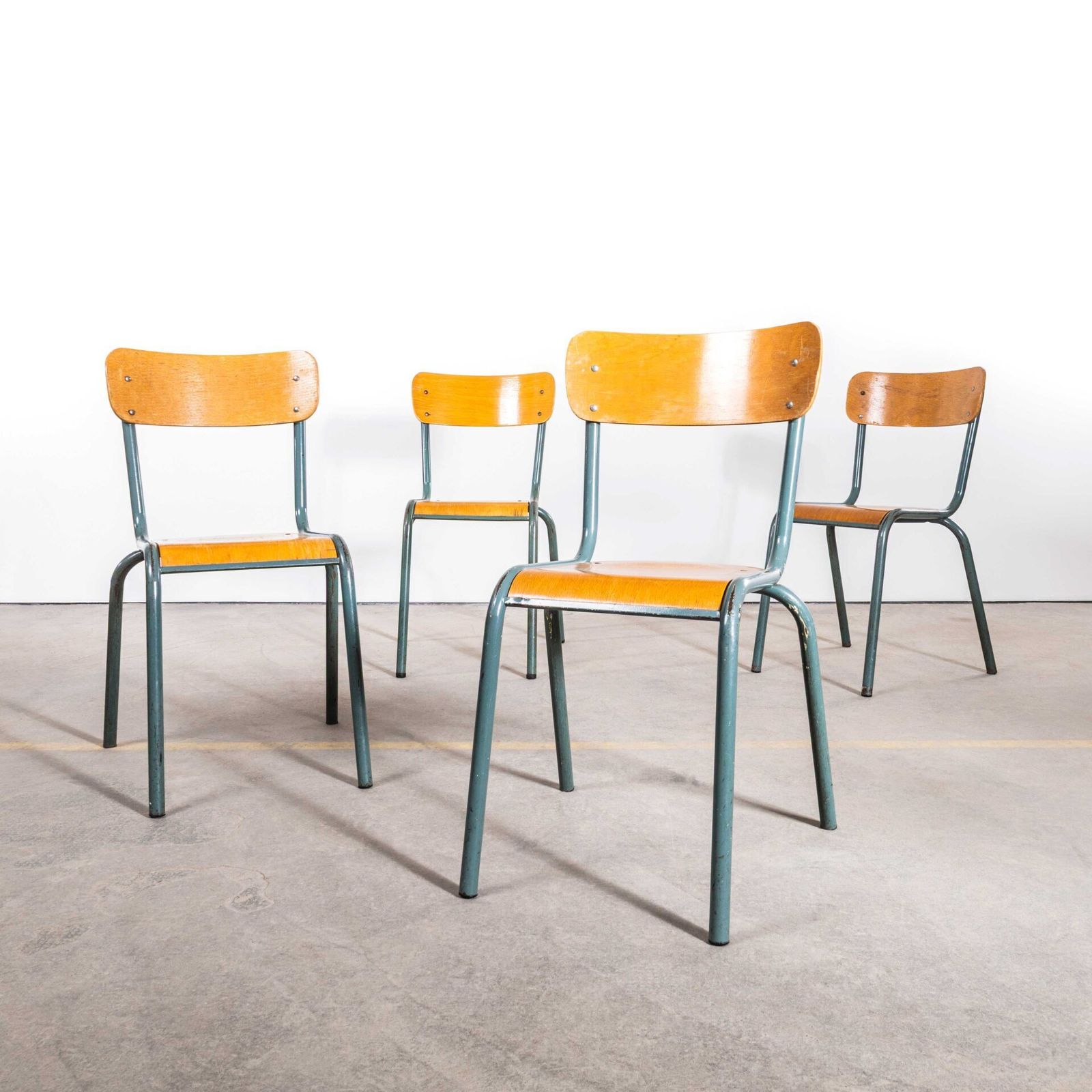 1950’s Mullca Stacking Dining Chair – Wide Back Rest – Very Large photo 87.0